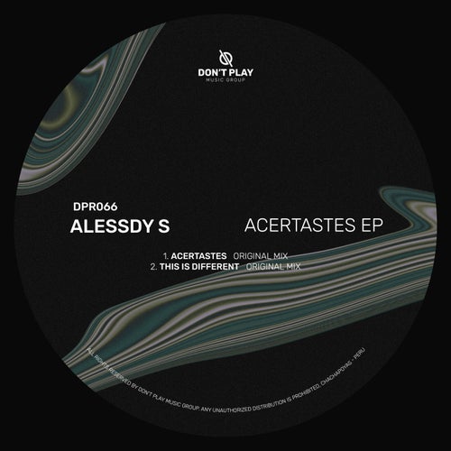 Alessdy S - Acertastes EP [DPR066]